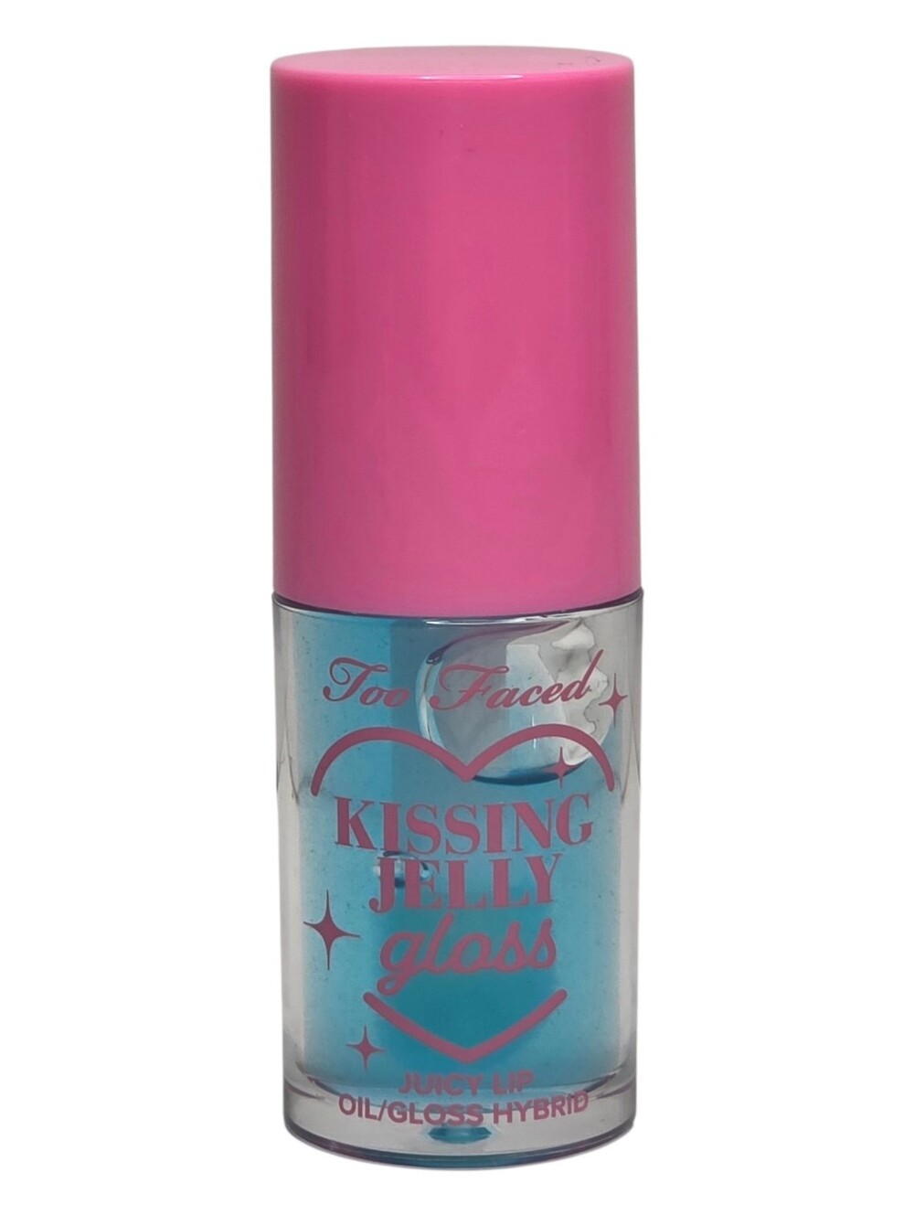 Too Faced Kissing Jelly Lip Oil Gloss Limited Edition Shade : Blue Snow Cone